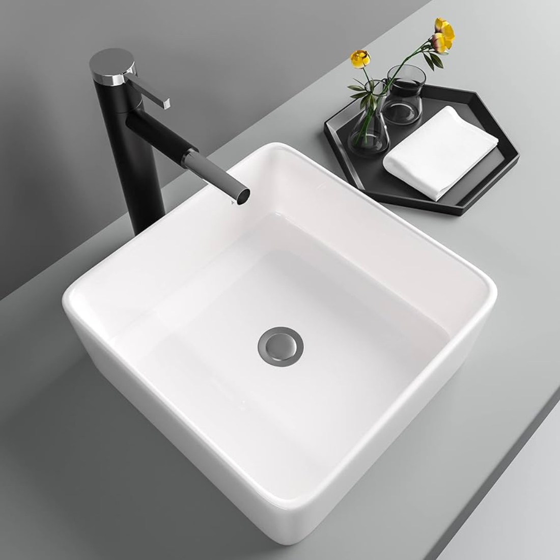 Square Bathroom Basin