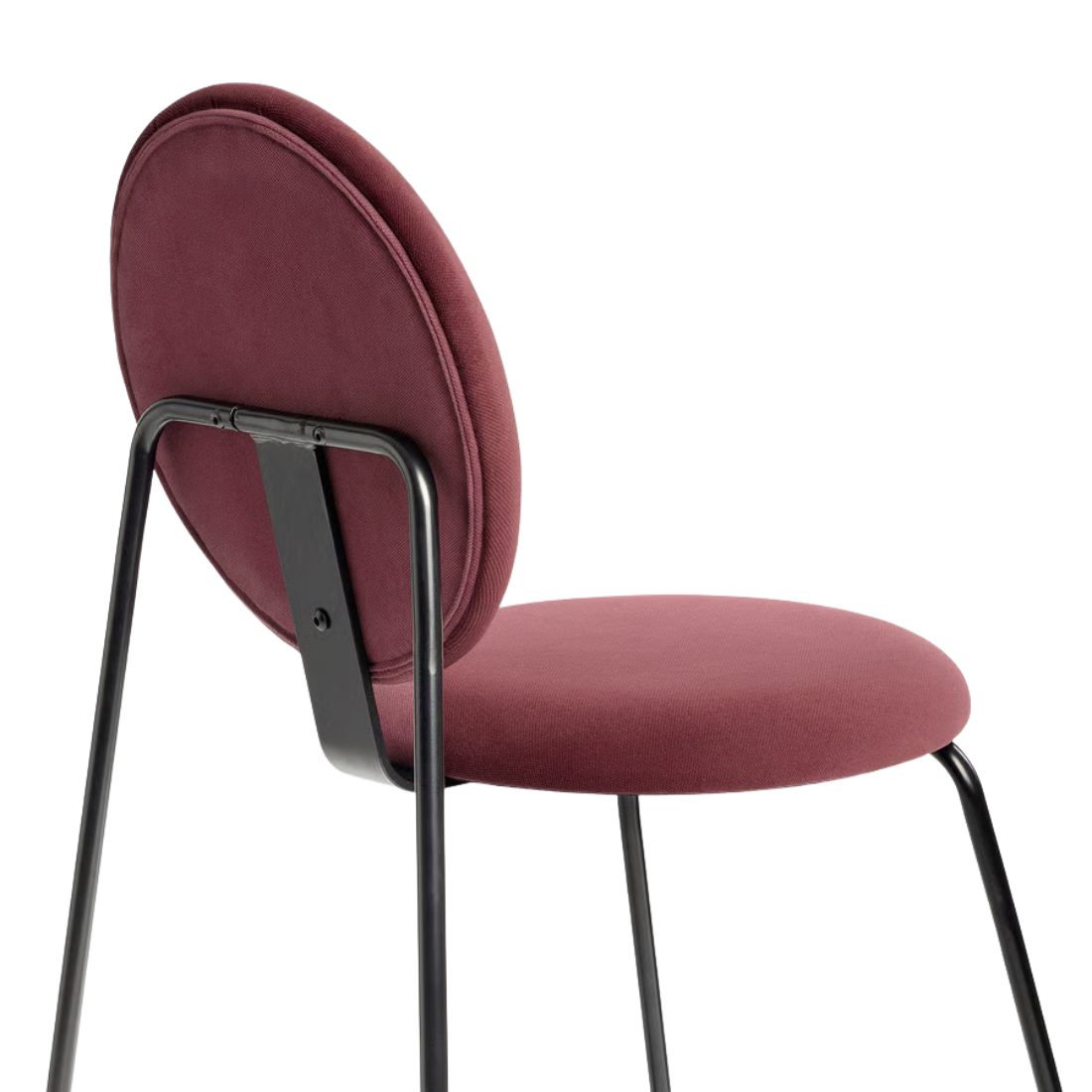 Burgundy Round Chair