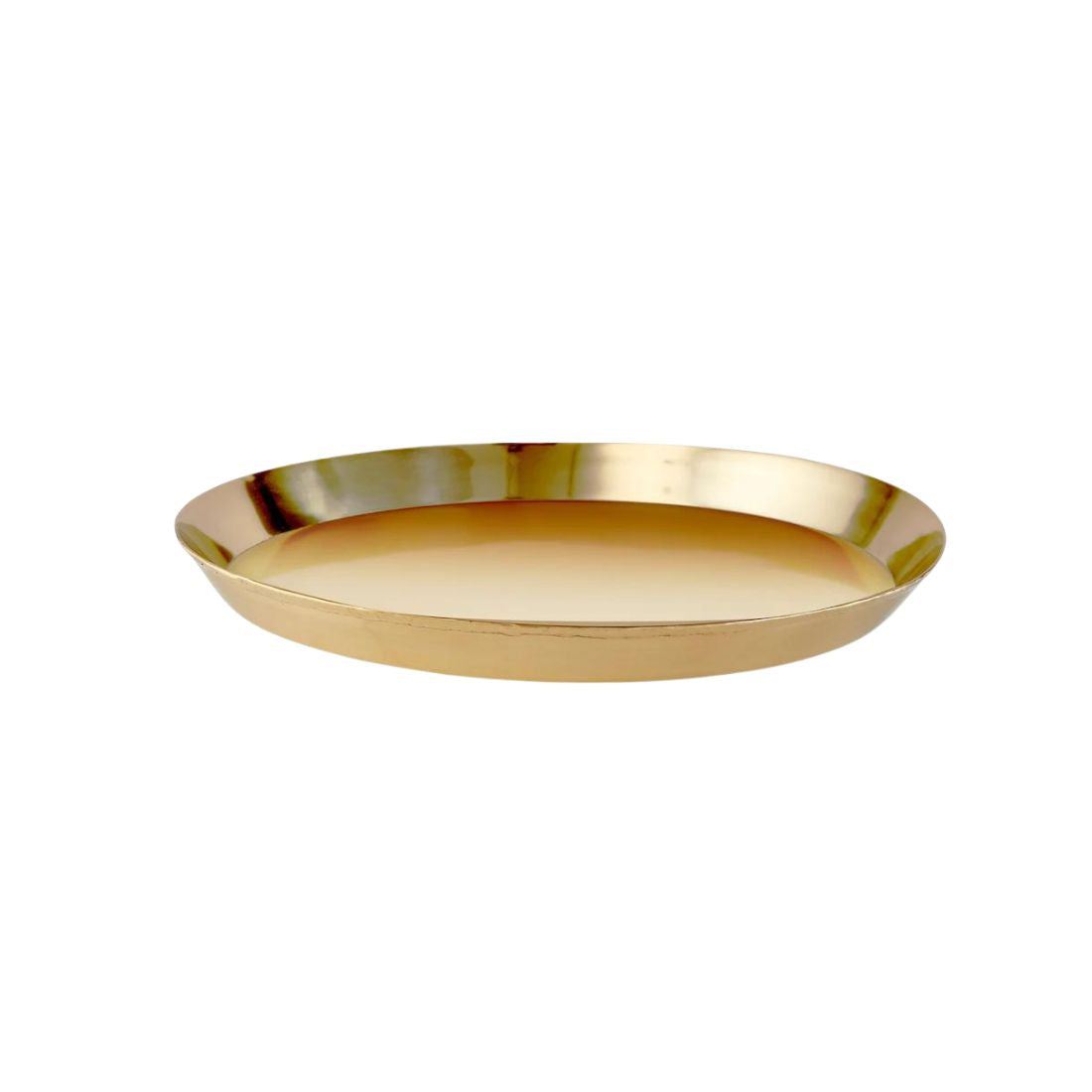 Round Gold Serving Tray