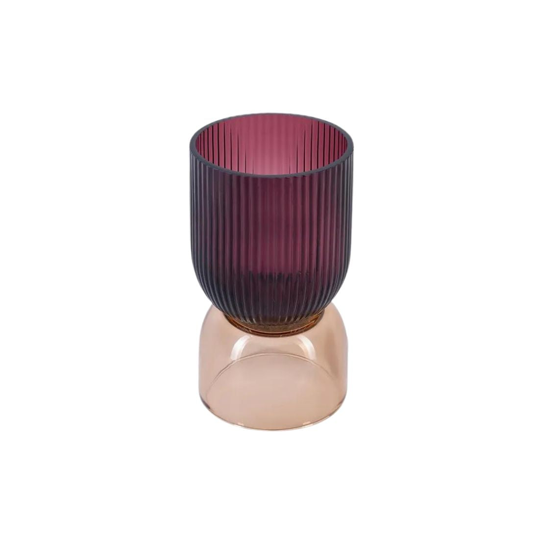 Deep Purple Glass Vase