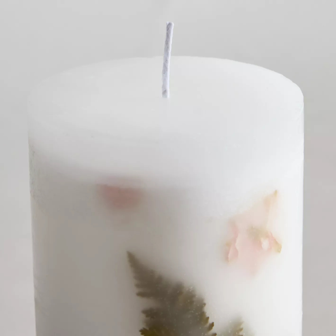 Tall Botanic Pillar Candle