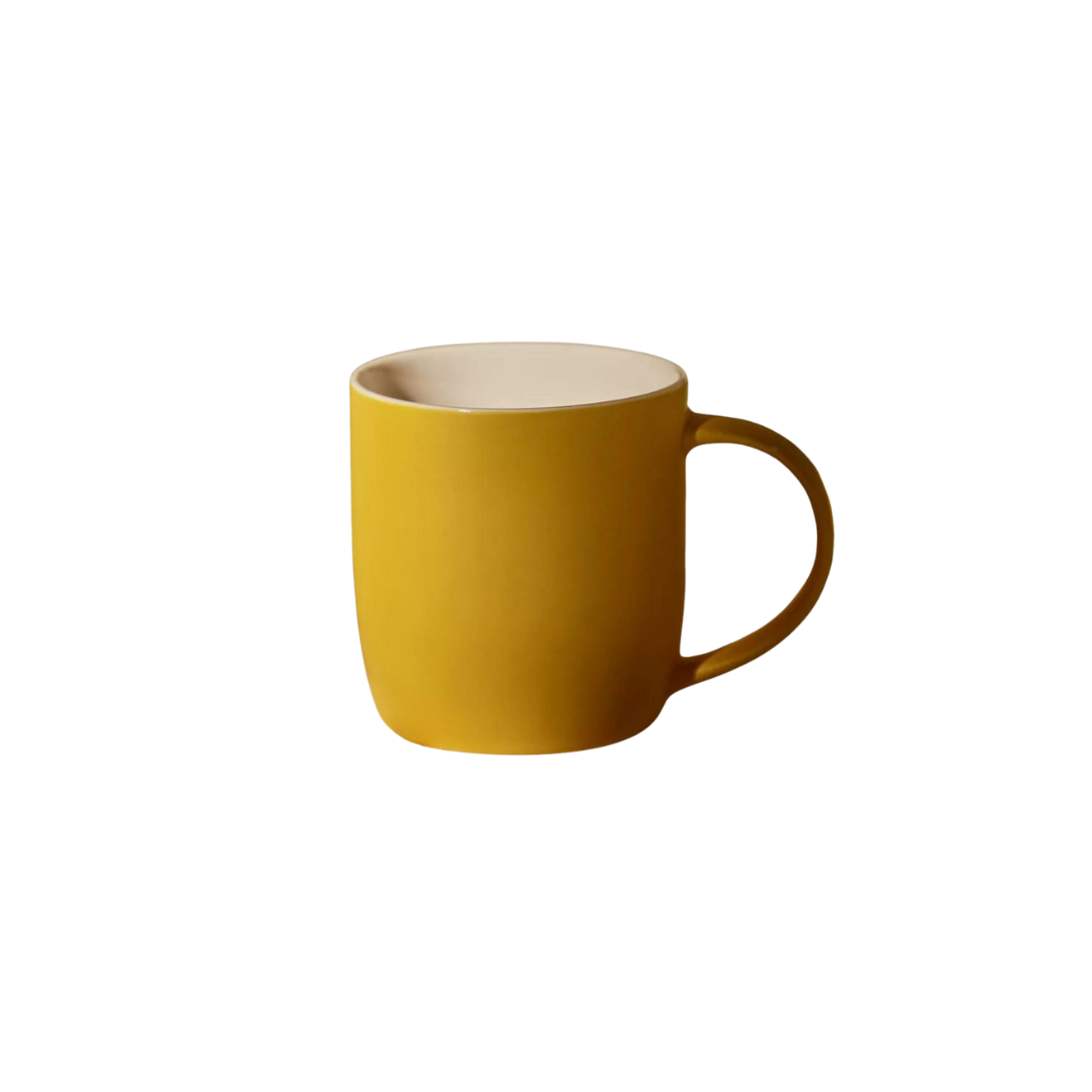 Yellow Porcelain Mug