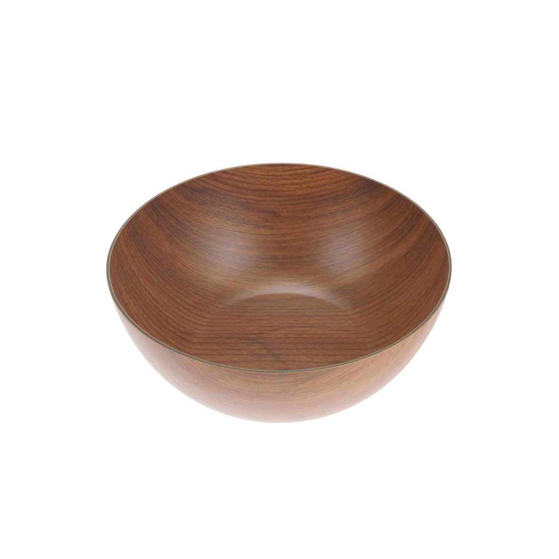Large Rectangular Wood Finish Melamine Bowl