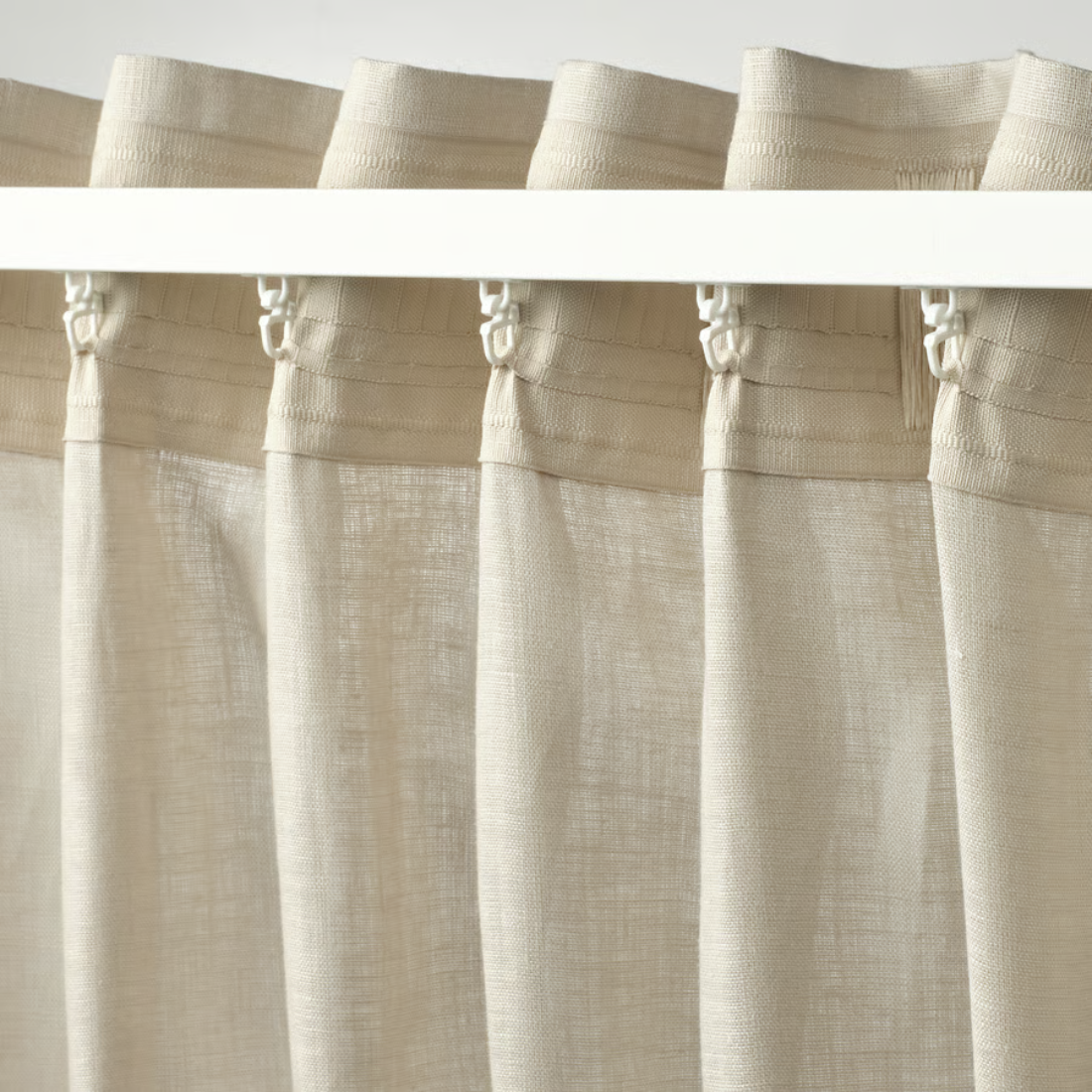 Beige Linen Curtains
