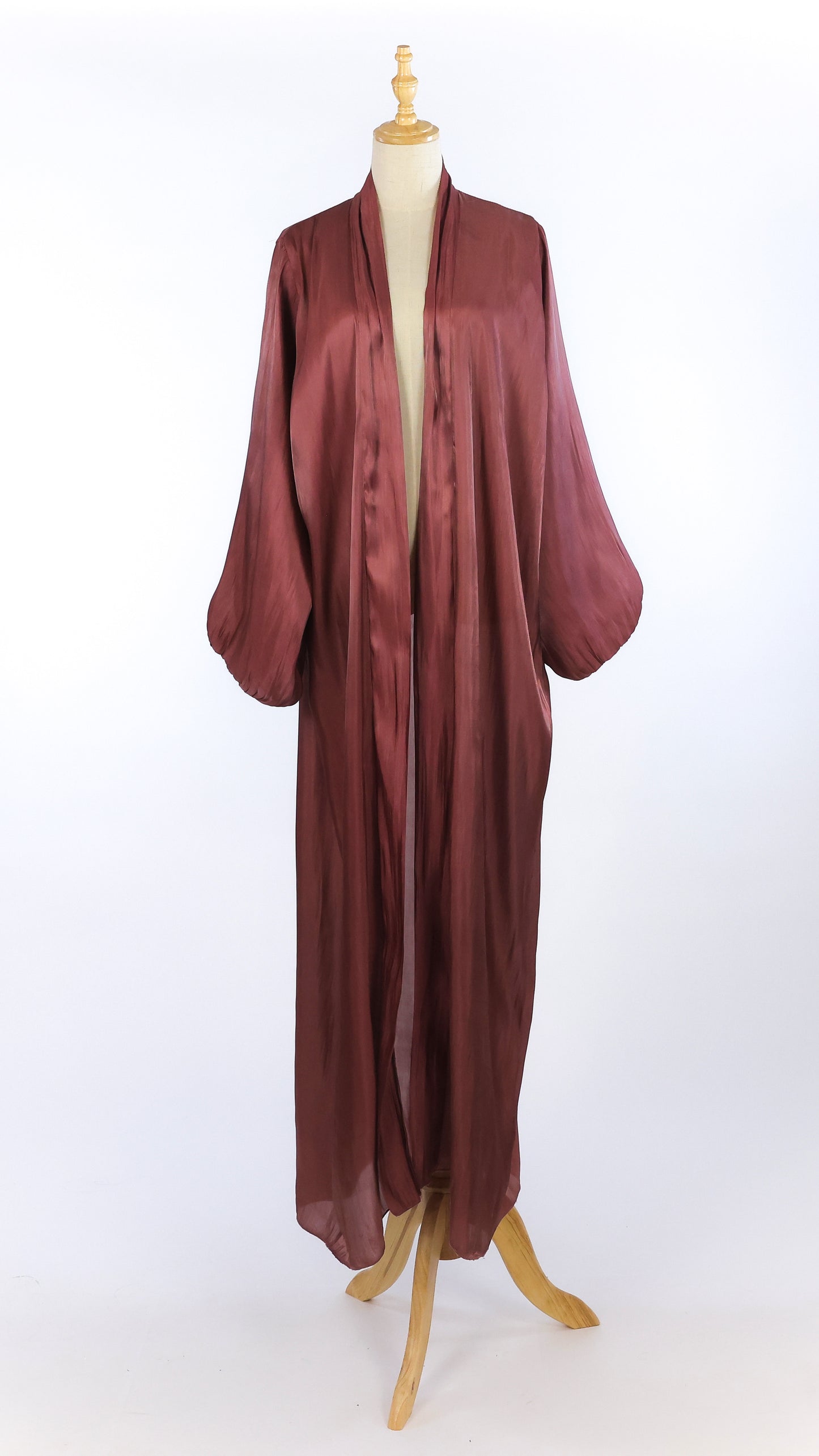 Organza Abaya With Matching Belt And Sheila