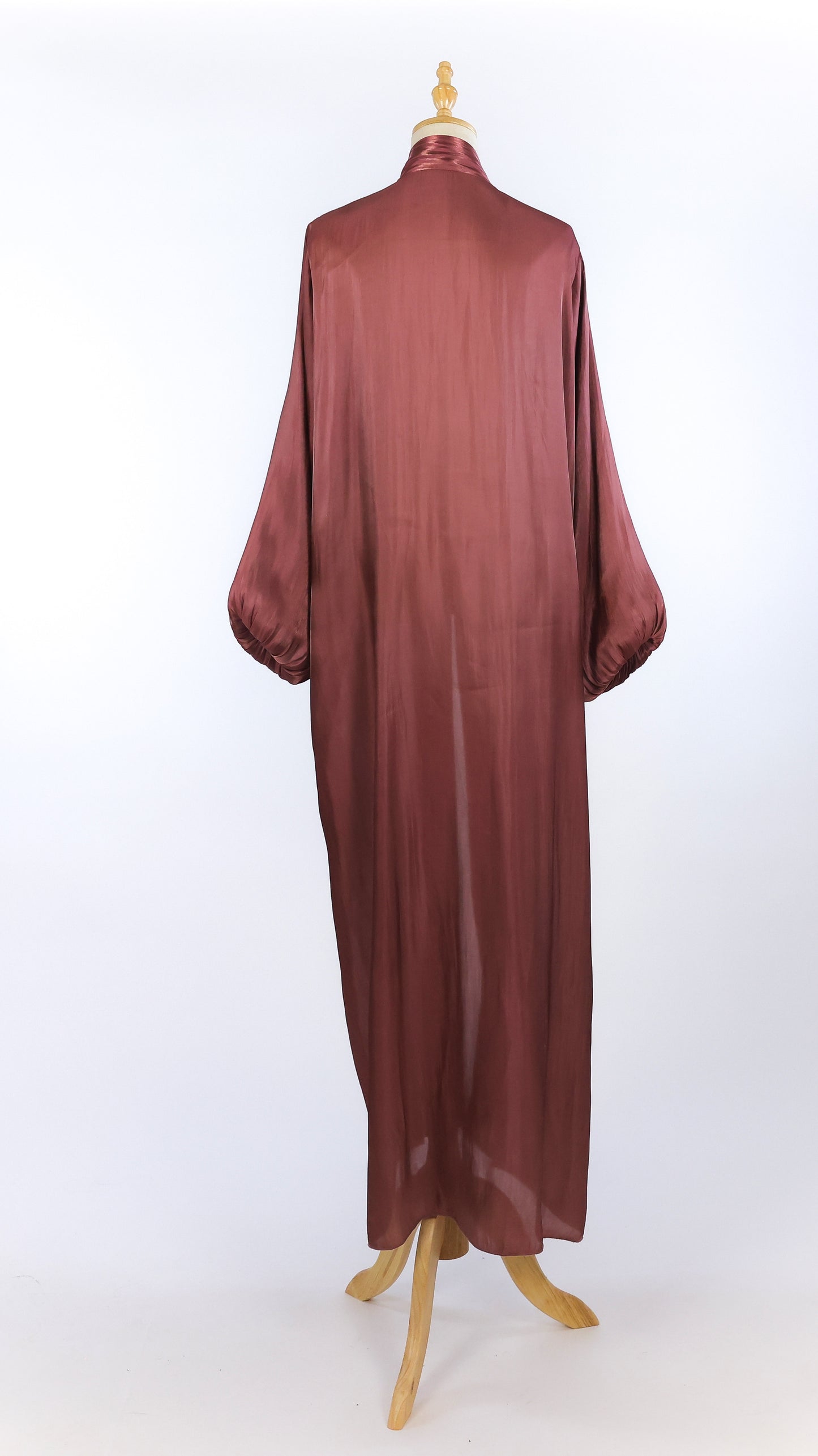 Organza Abaya With Matching Belt And Sheila