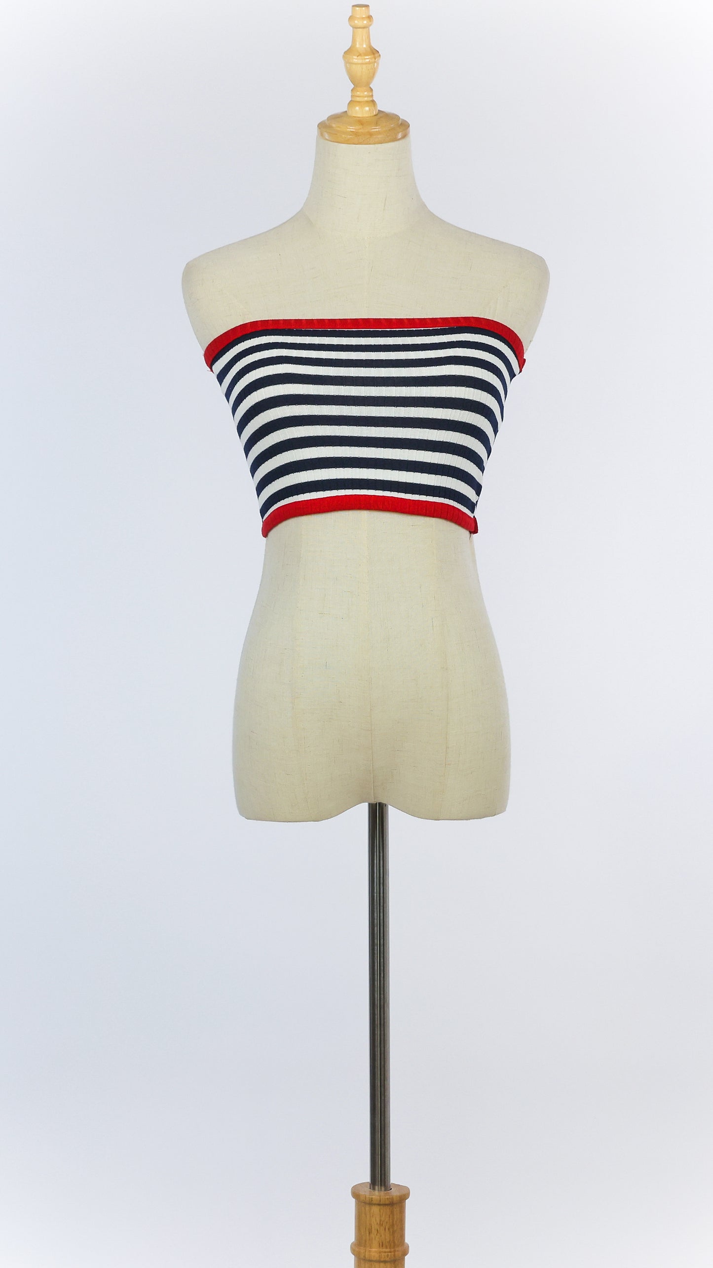Women's Striped Strapless Bandeau