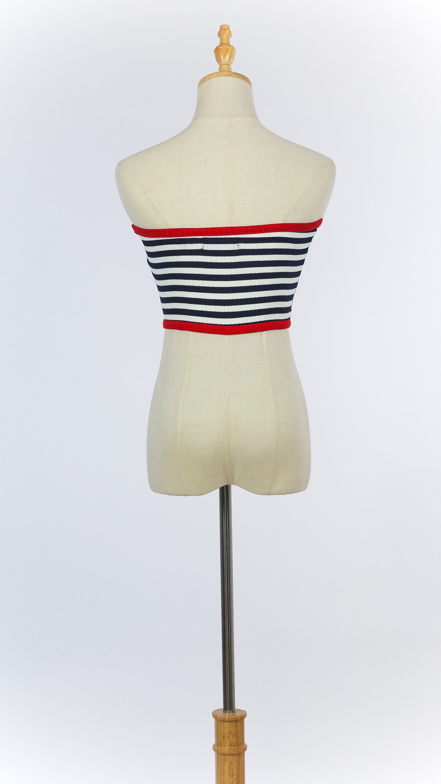 Women's Striped Strapless Bandeau