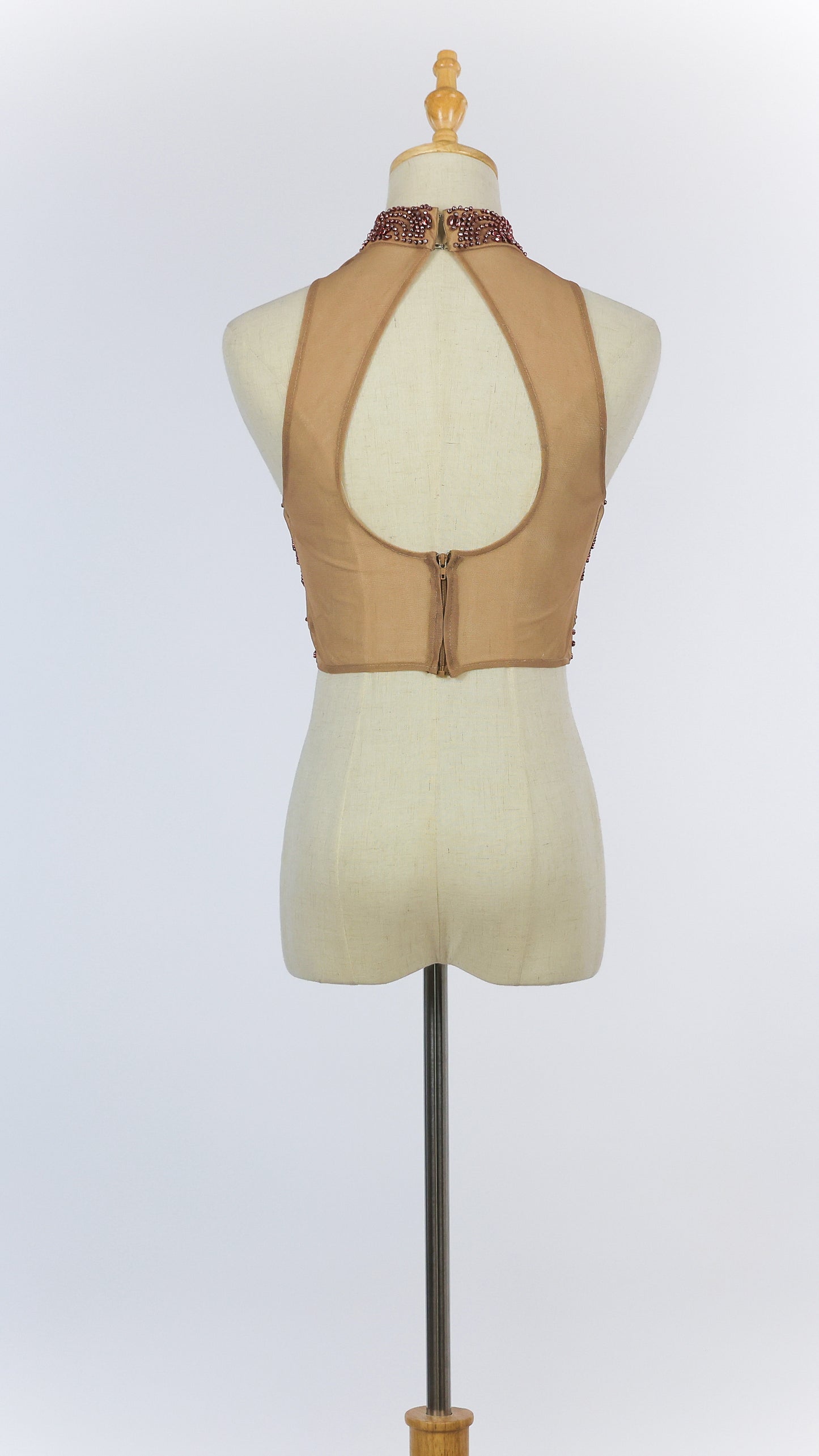 Beaded Bustier Womenswear Crop Top