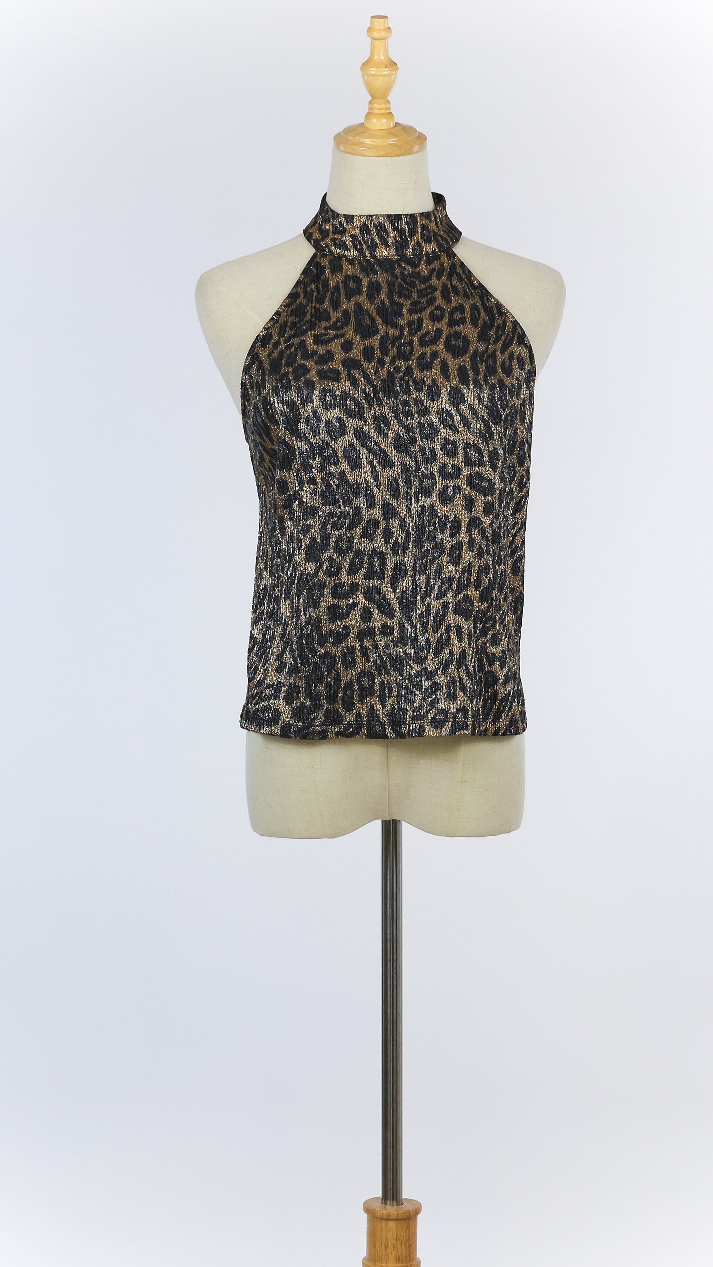 Animal Print Womenswear Sleeveless Top