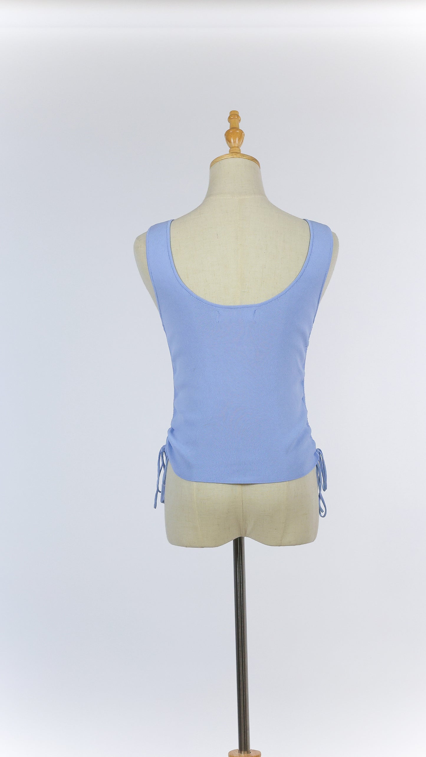Blue Adjustable Tank Top