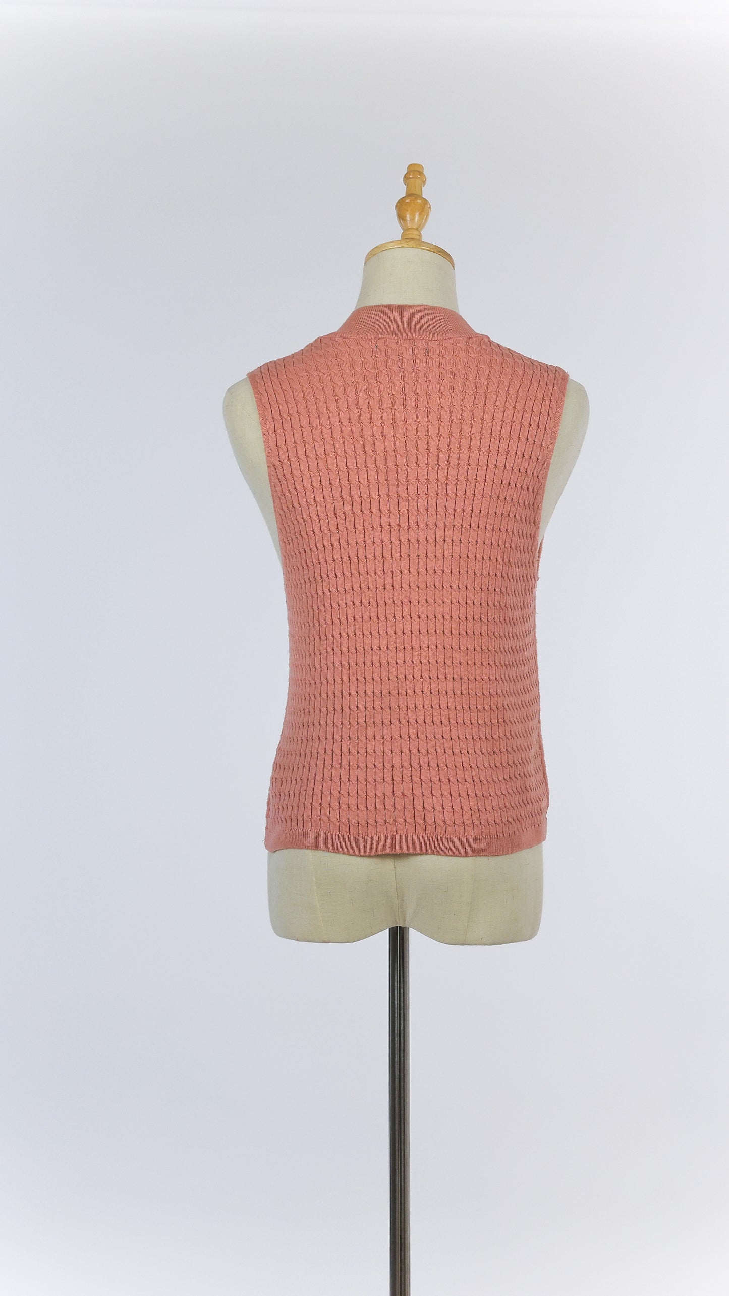 Blush Pink Cable Knit Top