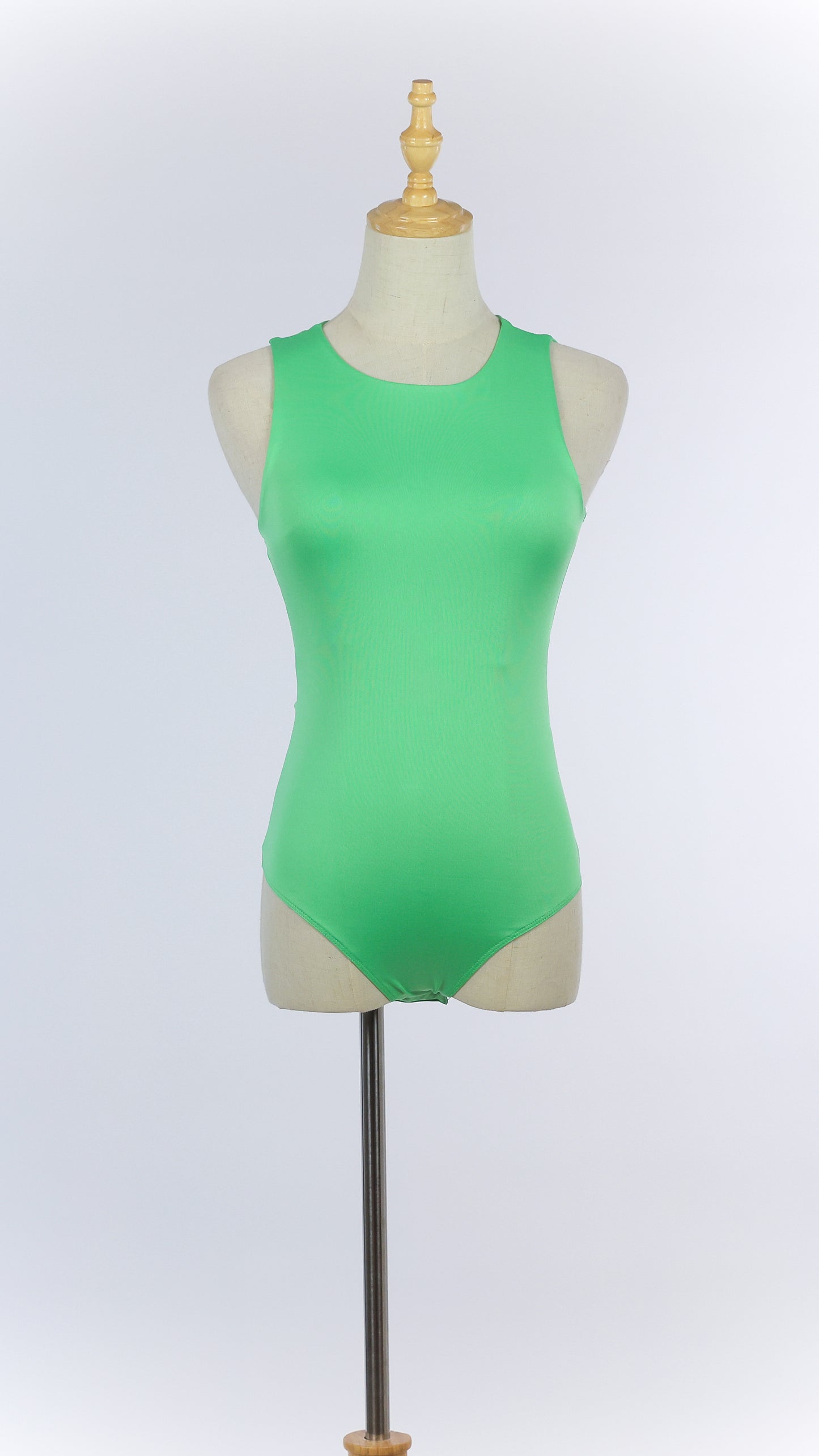 Green Sleeveless Bodysuit