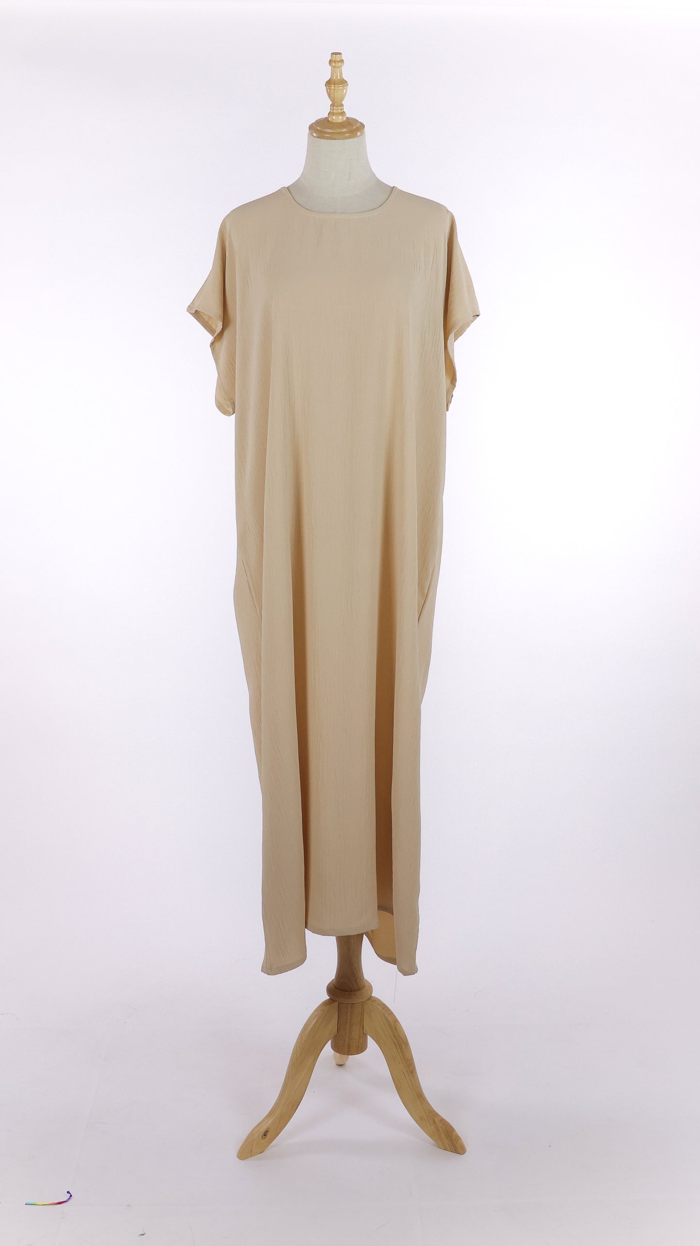 Beige Abaya Under Dress