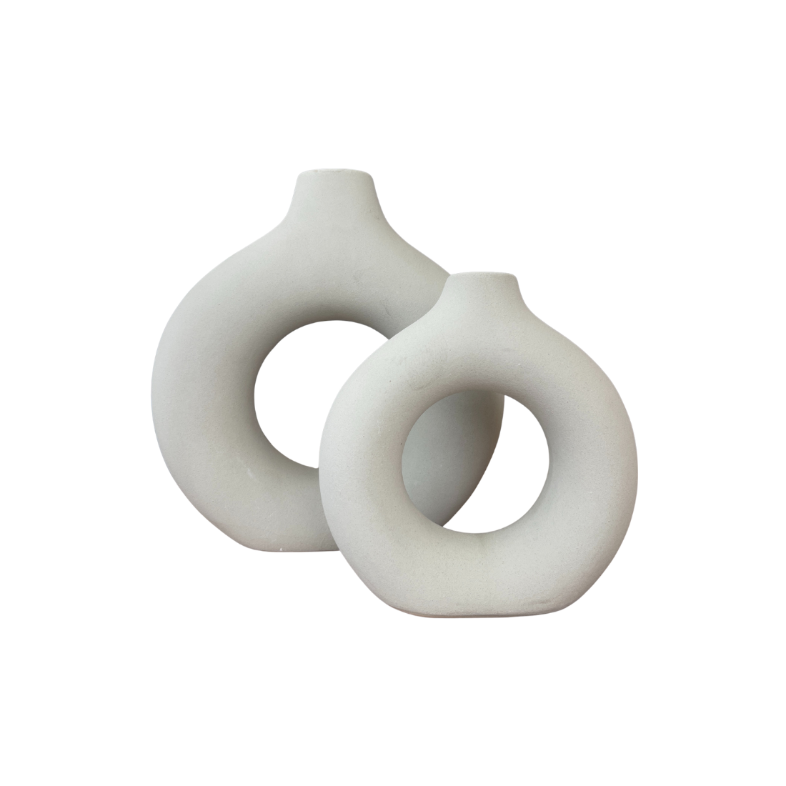 Duo Ring Vases Set