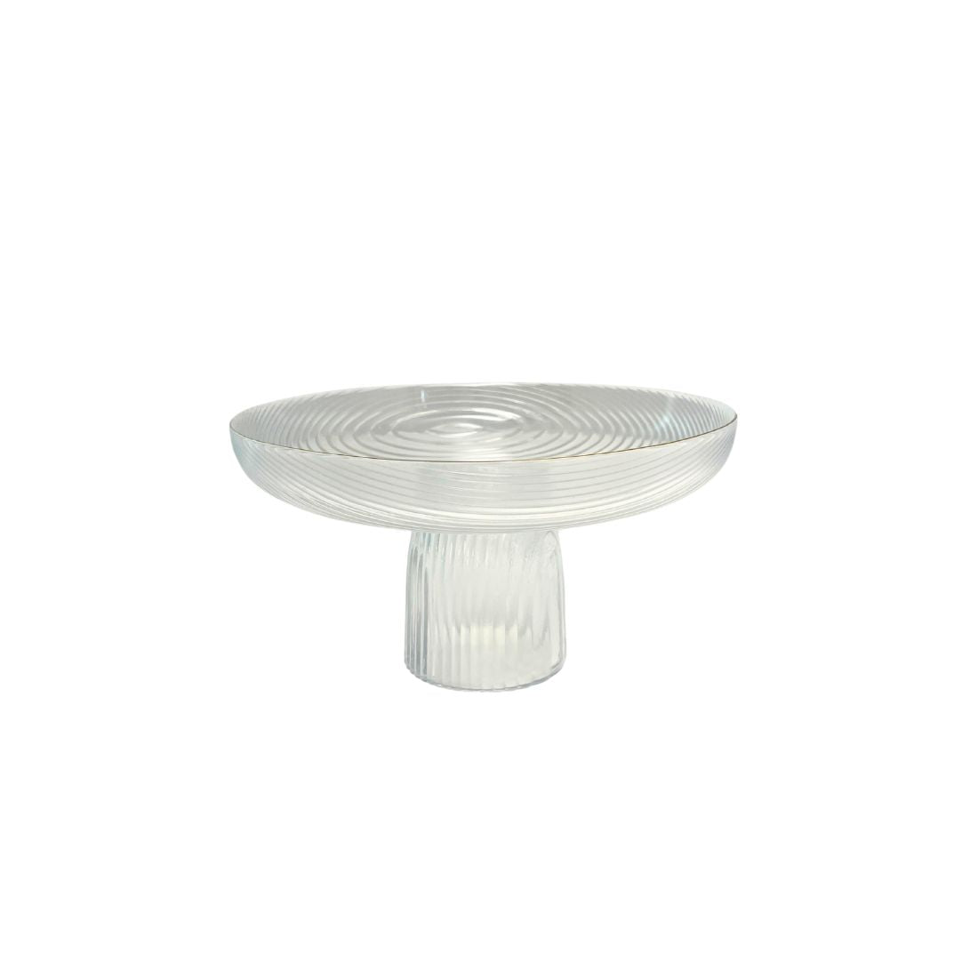 Glass Desert Platter with Stand