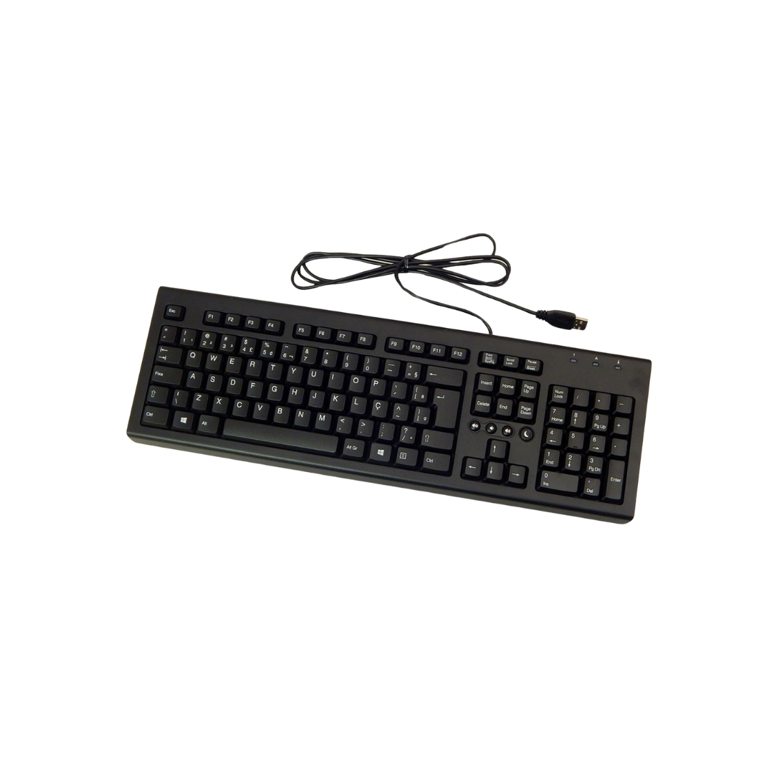 Black Keyboard with Arabic Characters