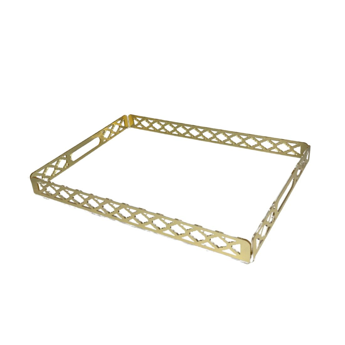 Laser Cut Plexi Rectangular Serving Tray