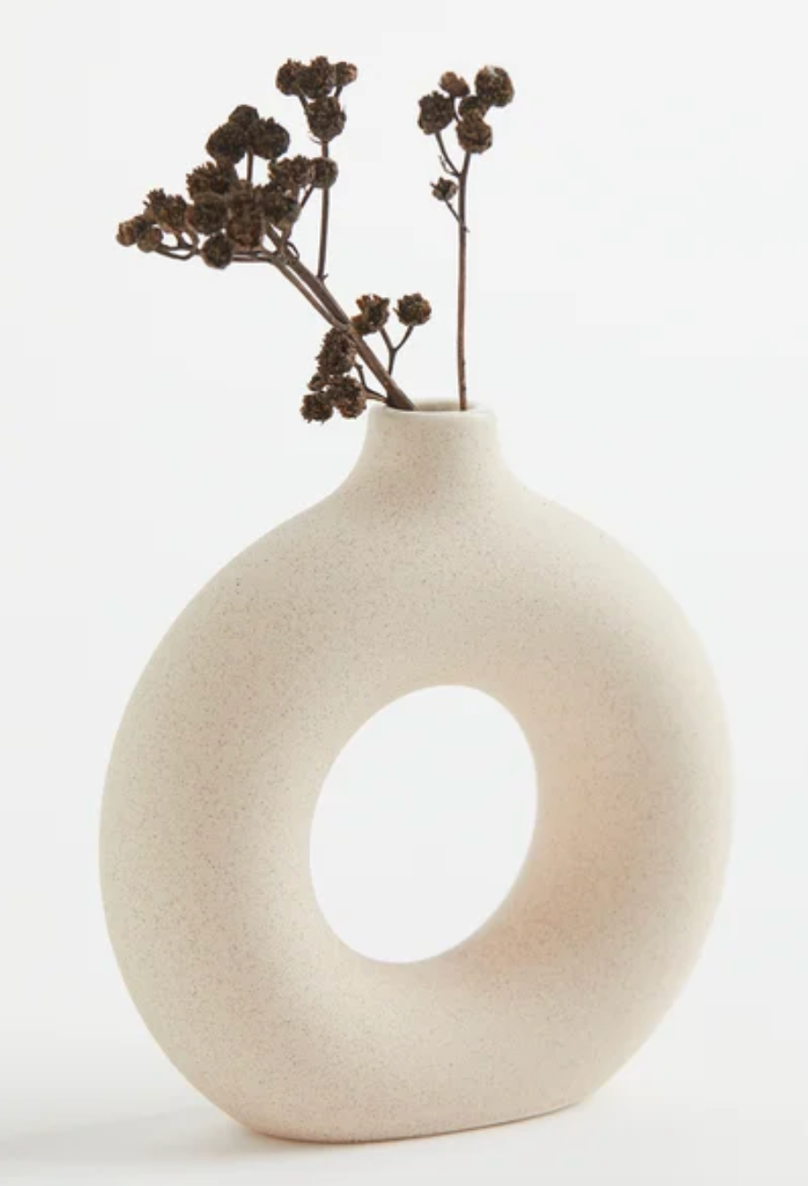 Large Donut Ceramic Vase