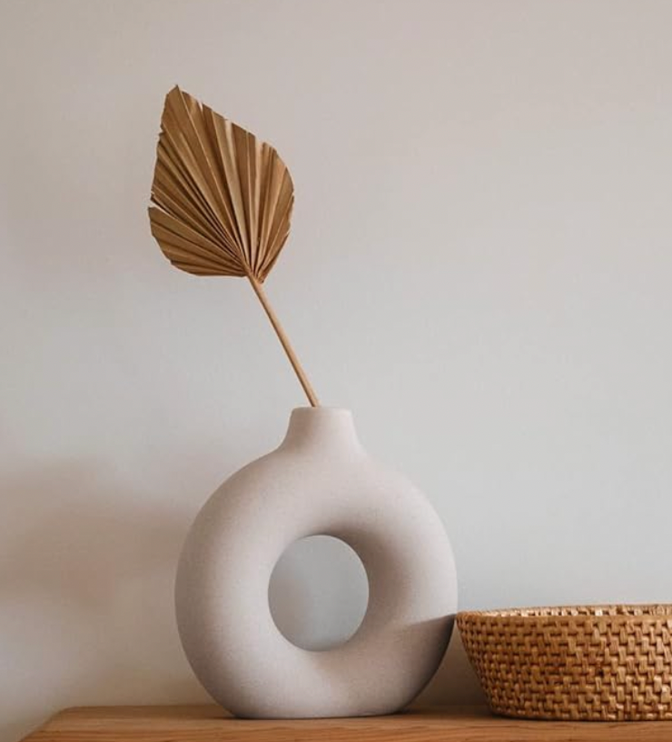 Small Donut Ceramic Vase