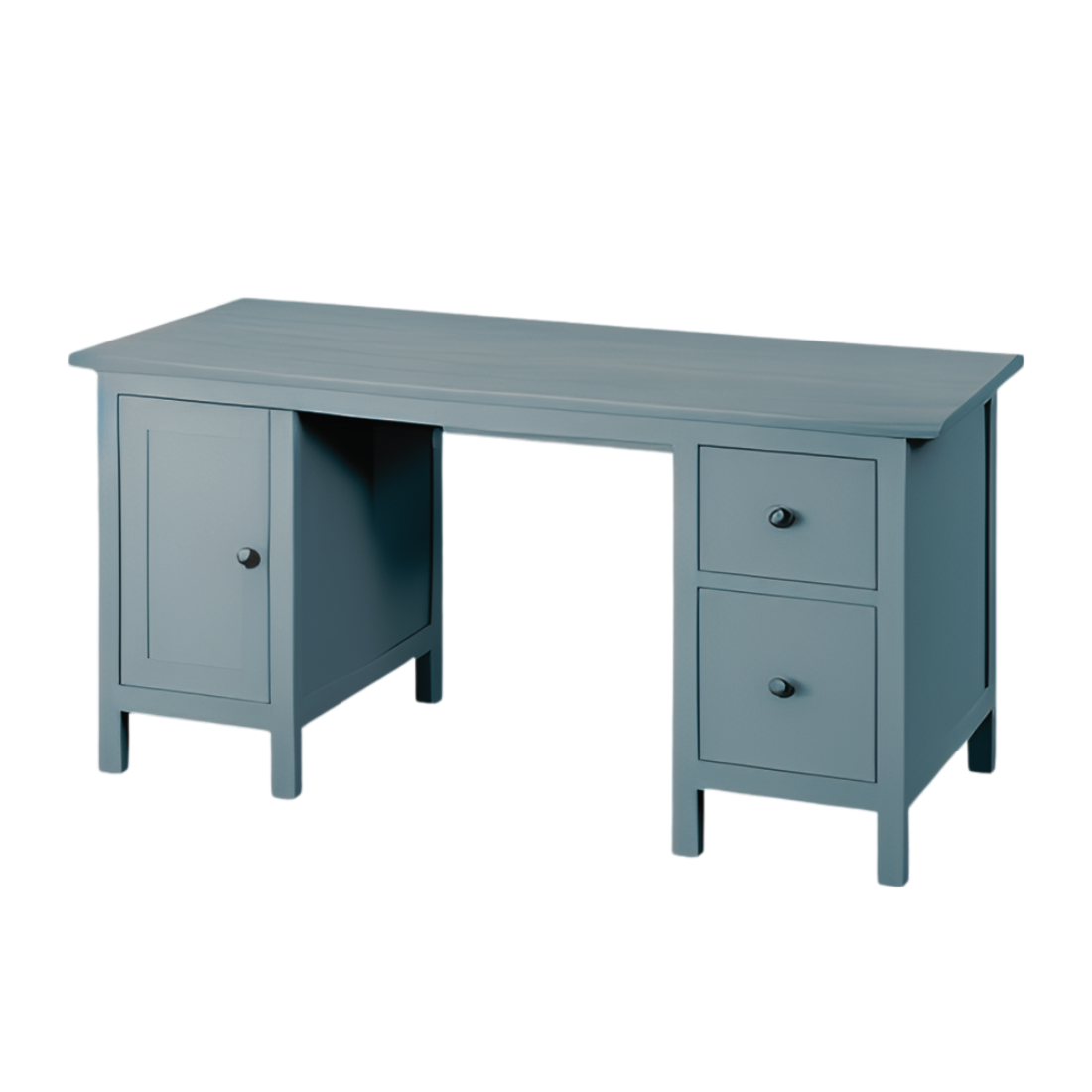Teal Wooden Desk