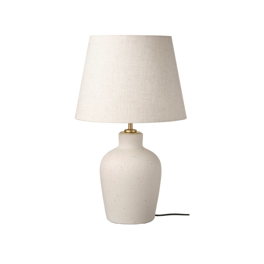 Off White Ceramic Textured Table Lamp