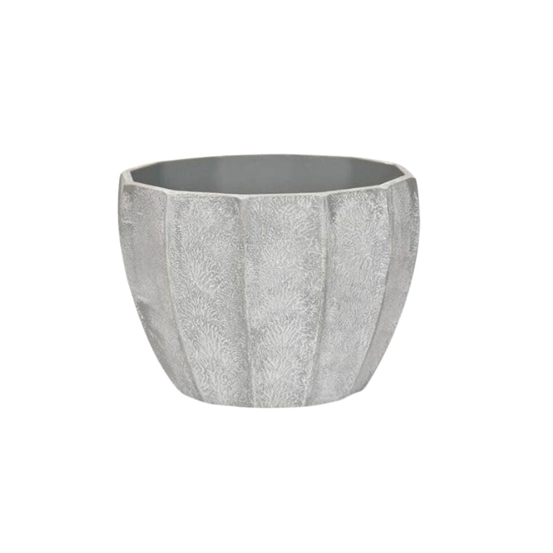 Little Grey Distressed Melamine Pot
