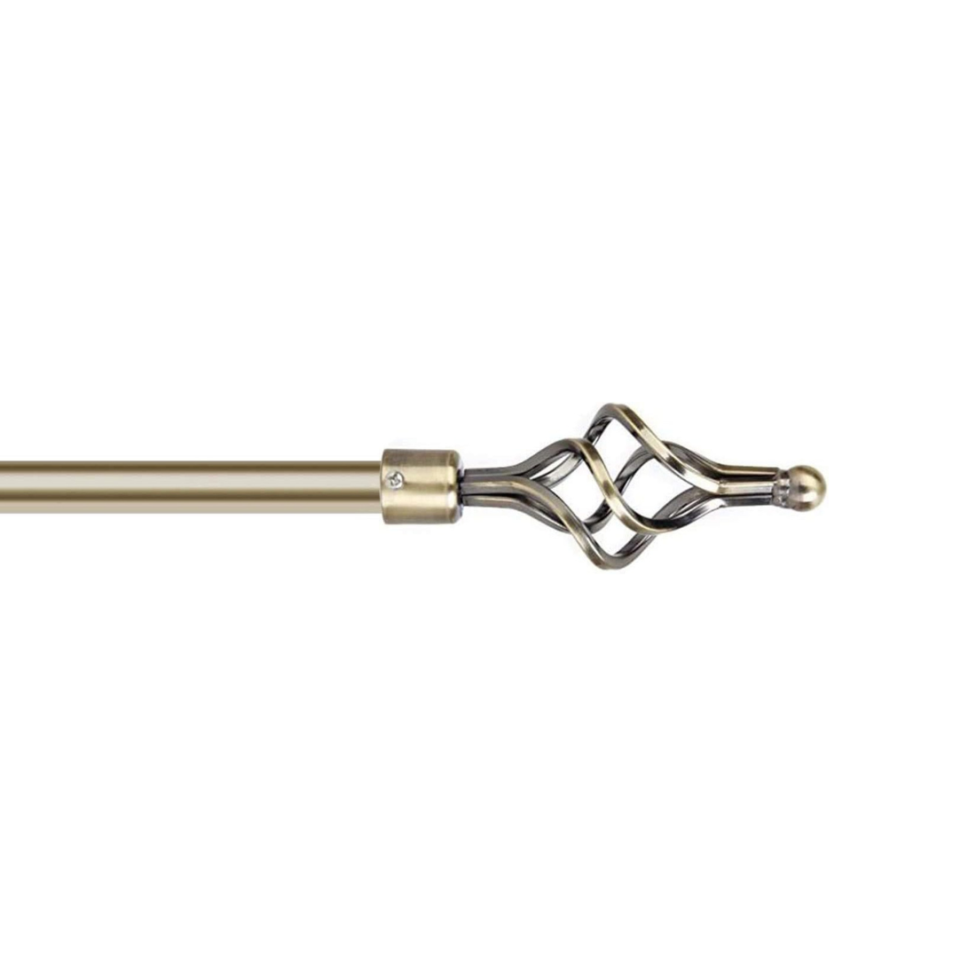 Extendable Brass Curtain Rod