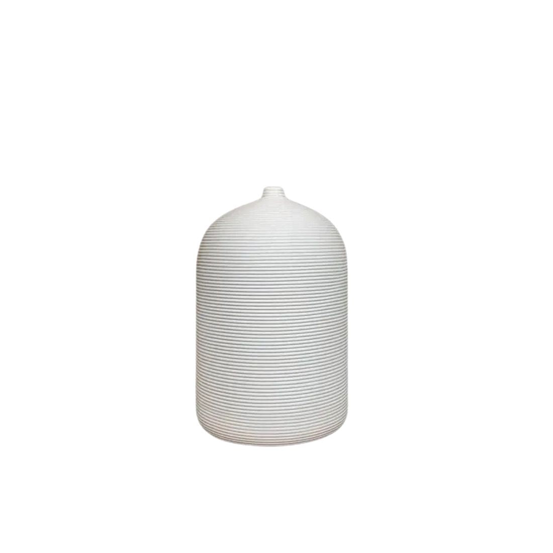 Ceramic Striped Bud Vase