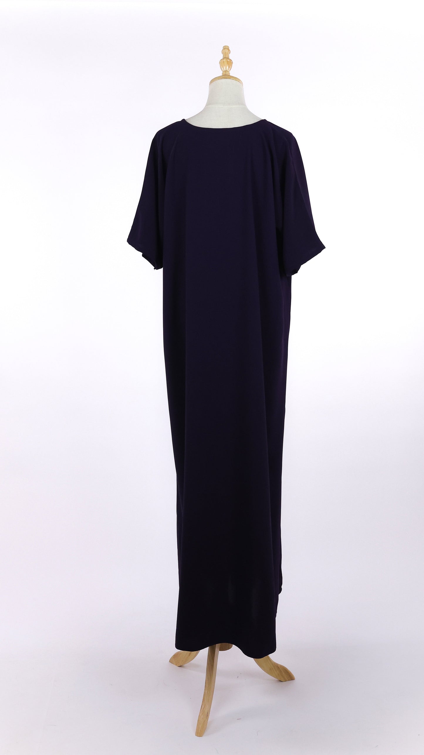 Deep Purple Abaya Under Dress