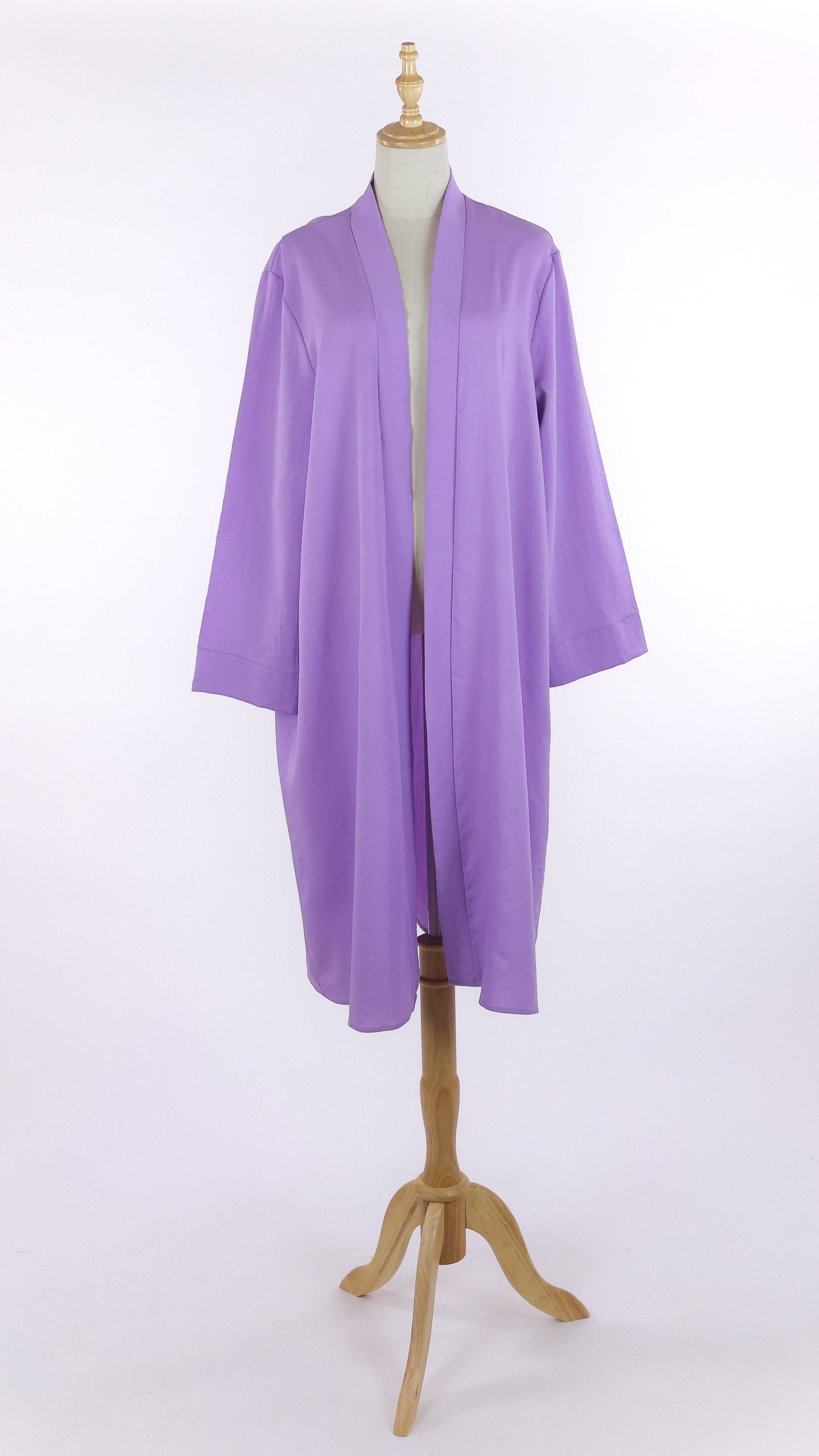 Open Lilac Abaya
