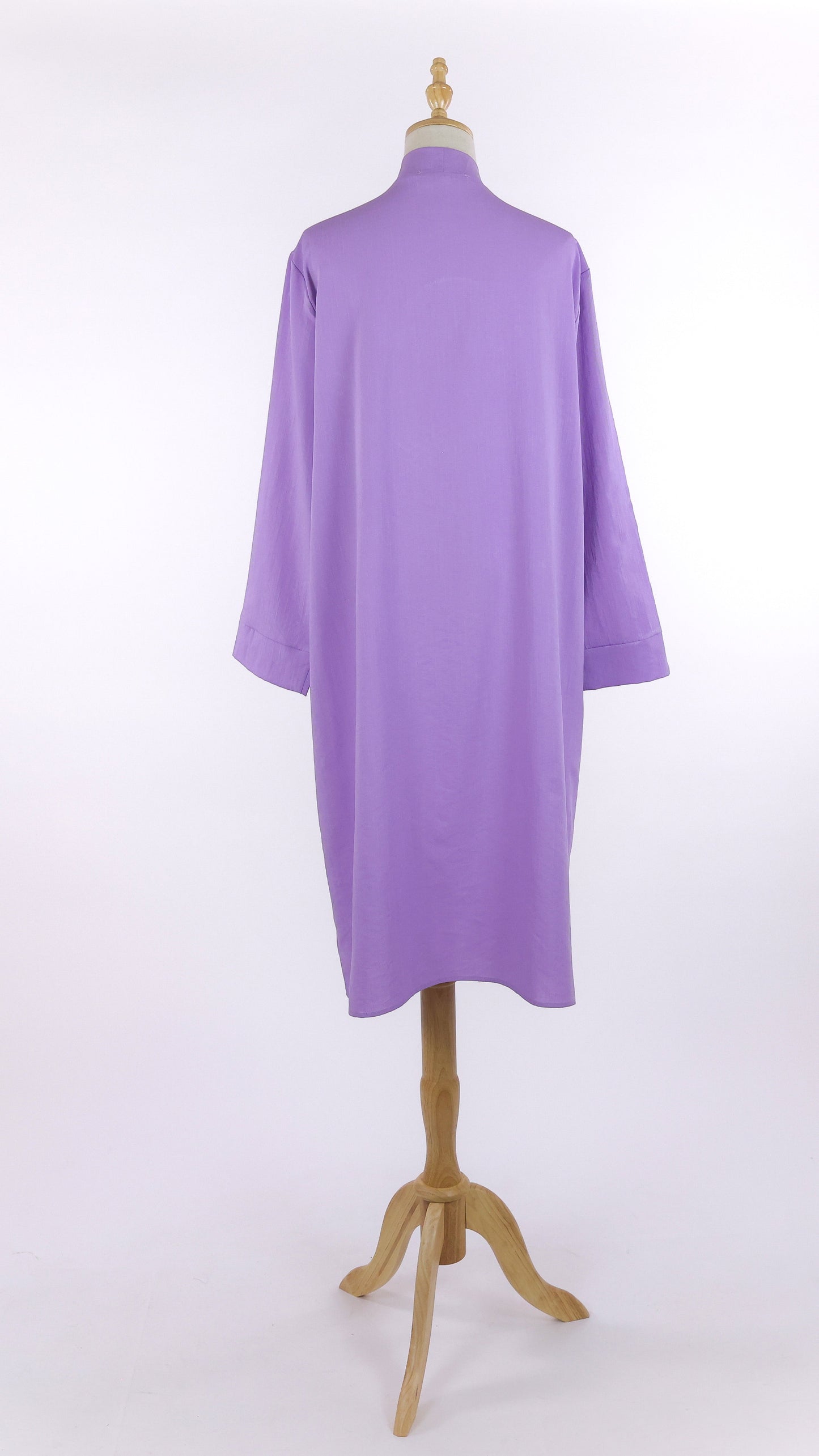 Open Lilac Abaya