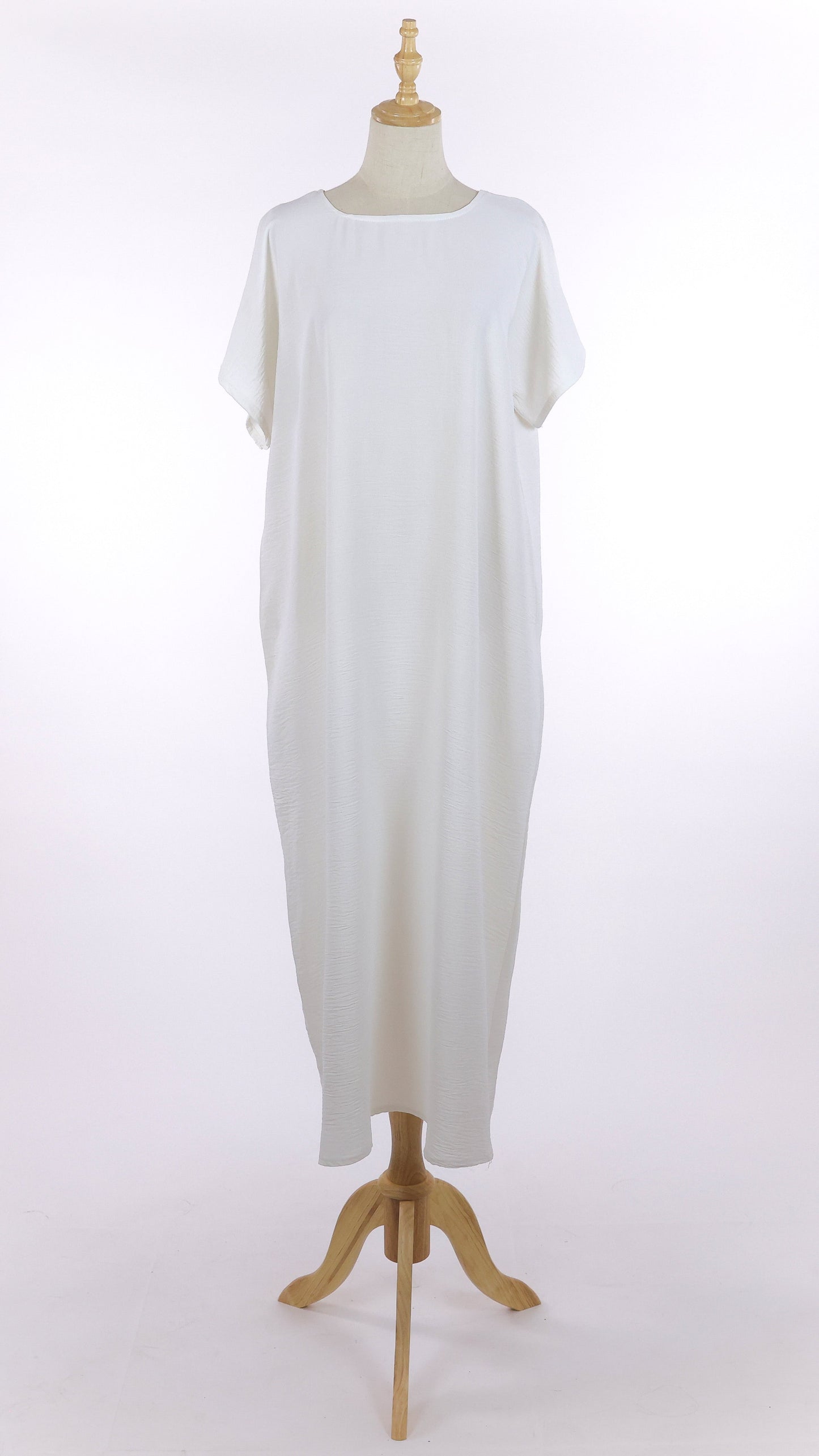 Ivory Abaya Under Dress