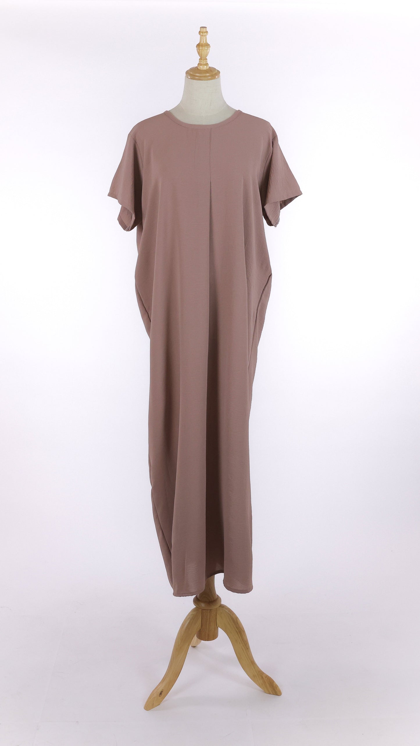 Pastel Pink Abaya Under Dress