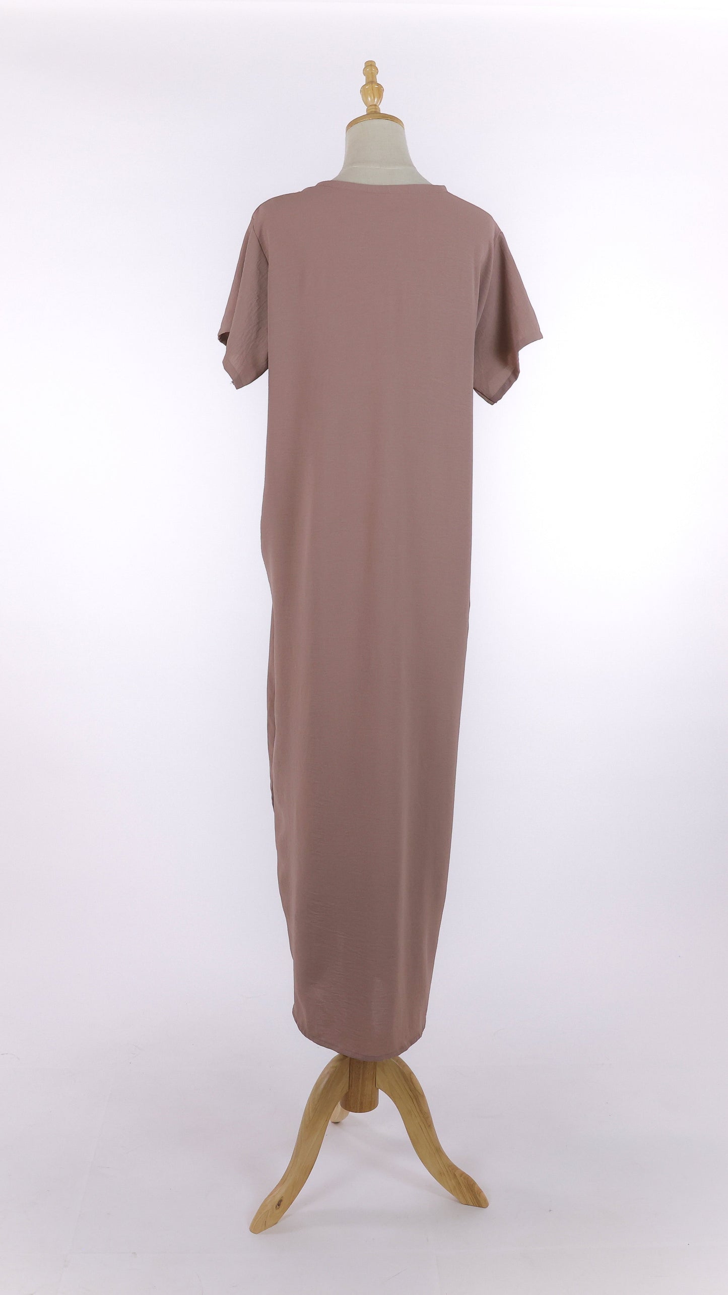 Pastel Pink Abaya Under Dress