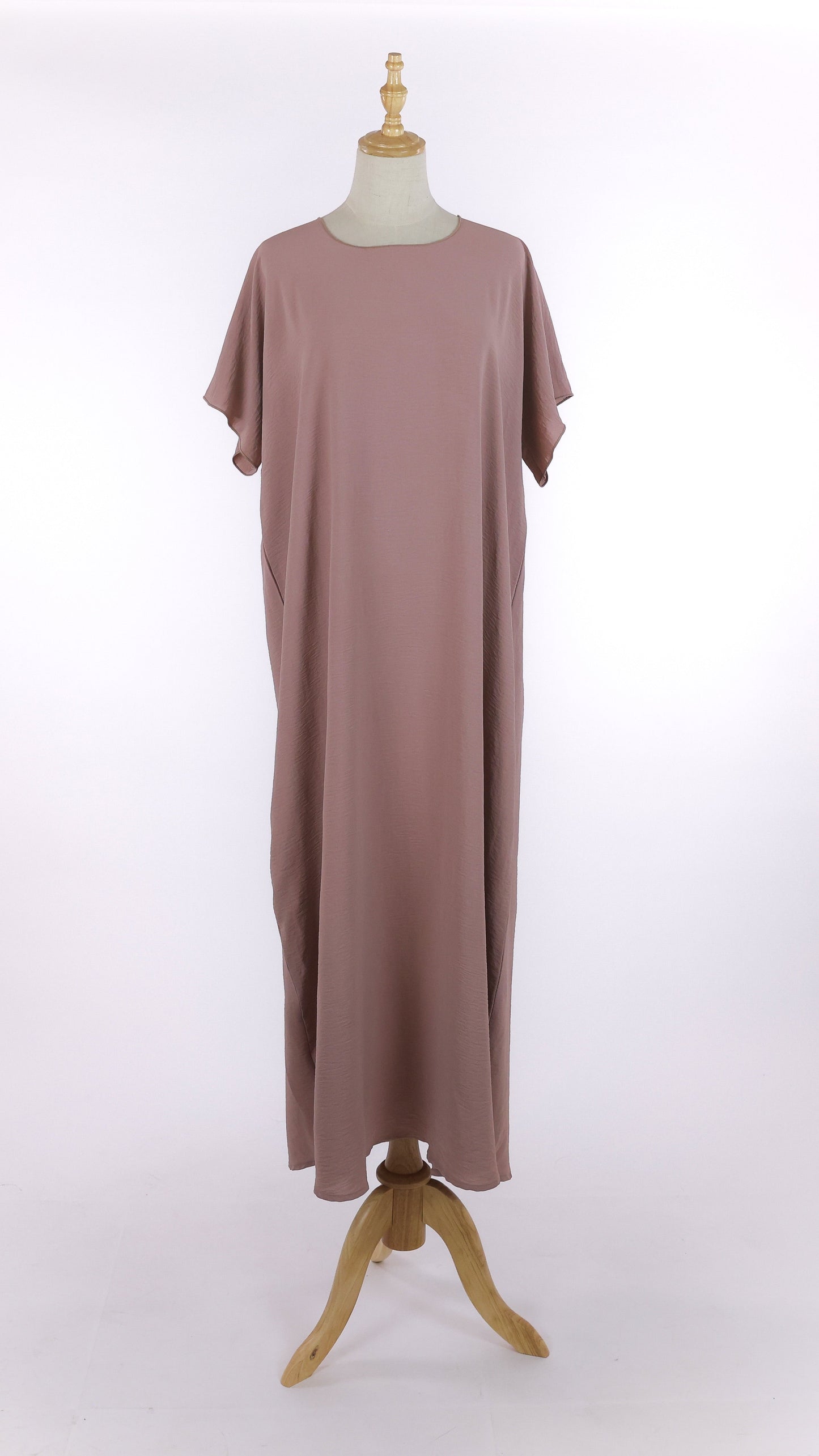 Pastel Pink Abaya Under Dress