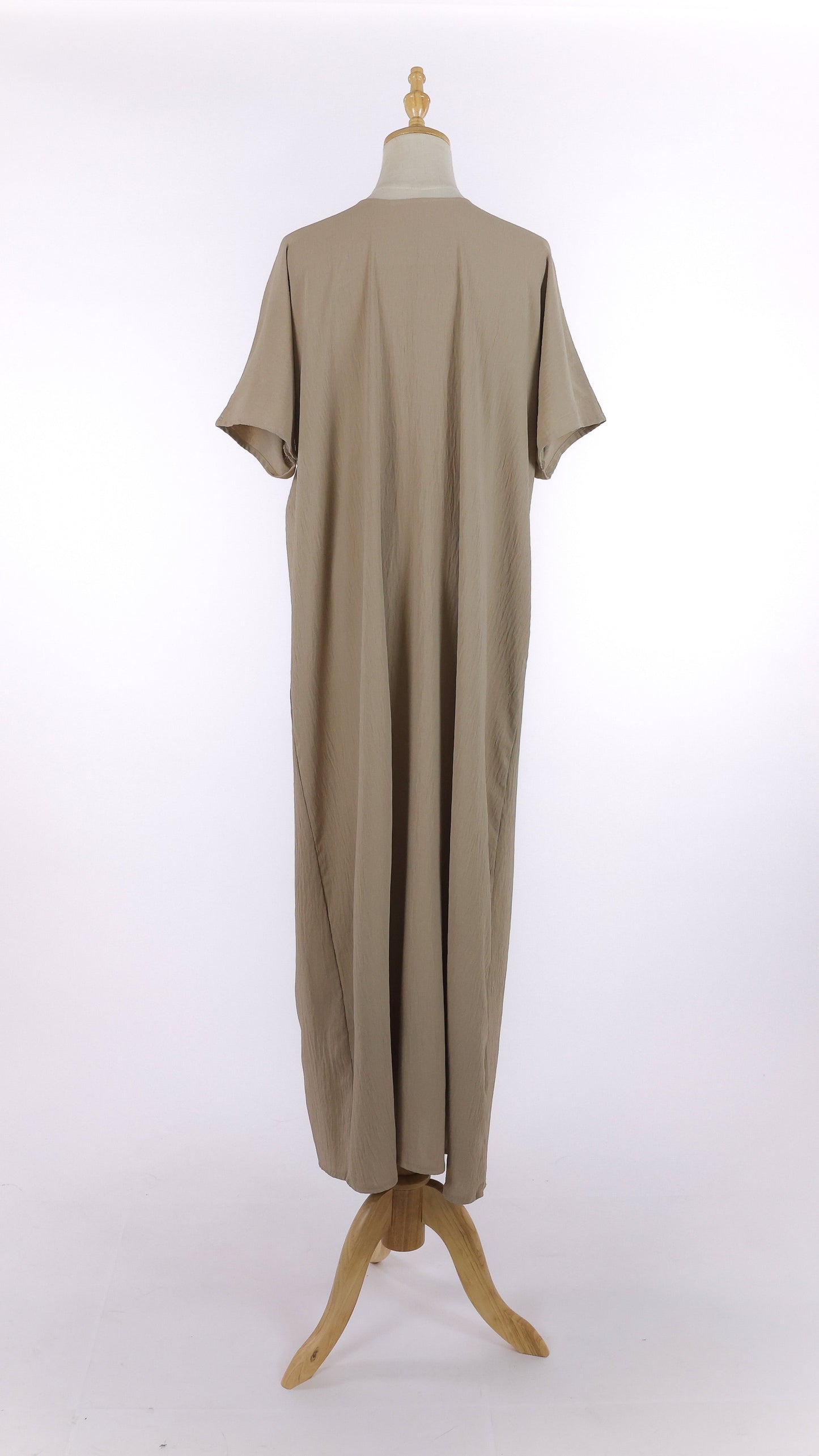 Beige Abaya Under Dress
