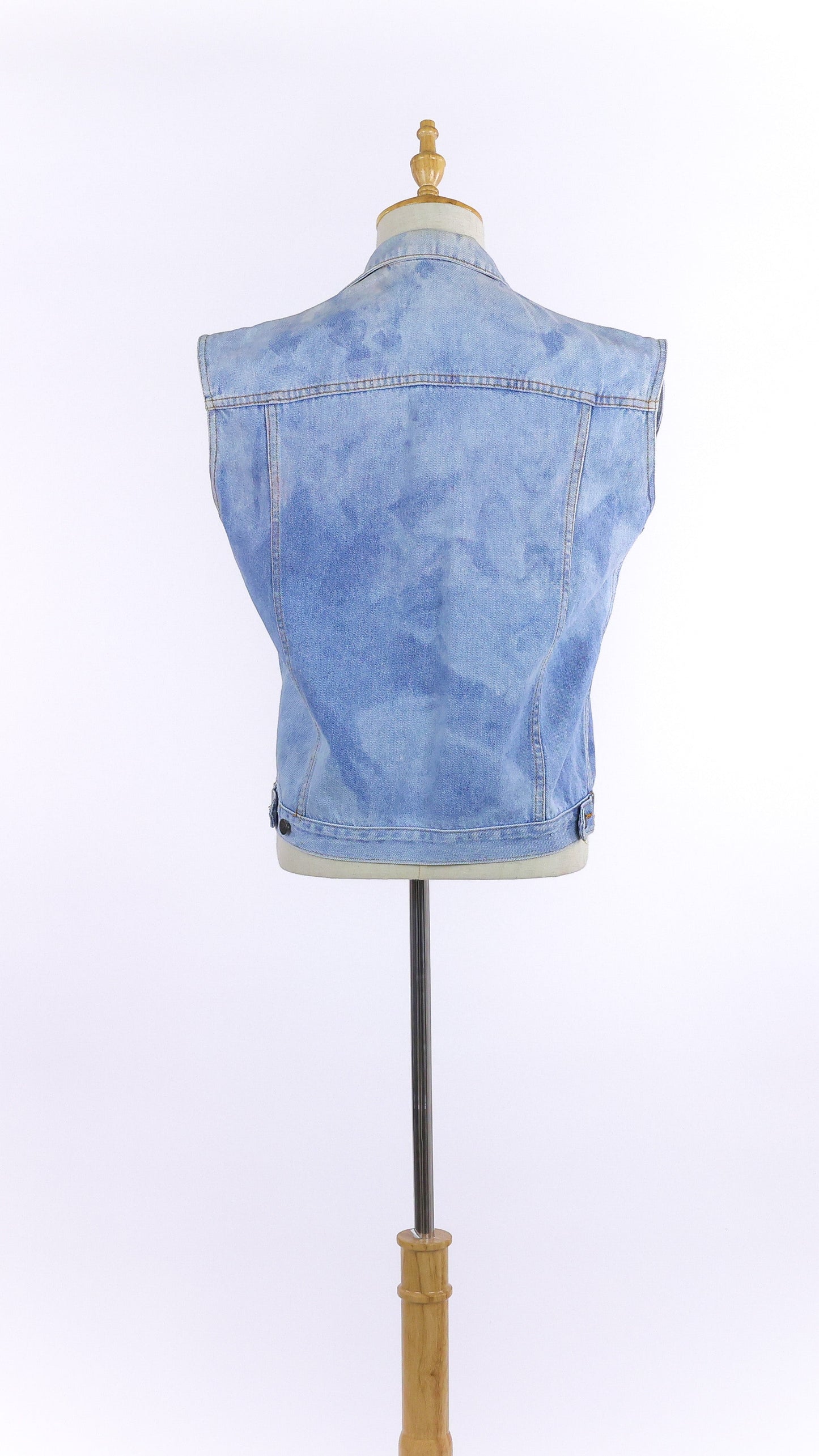 Light Blue 90's Vintage Denim Vest