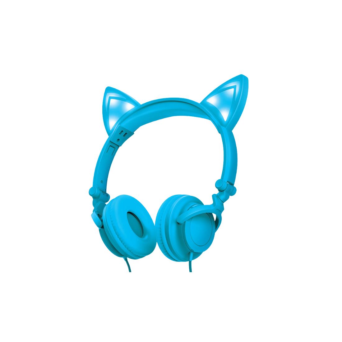 Blue Cat Ears Lighting Headphones