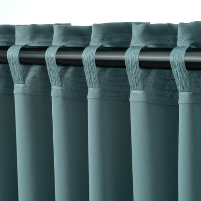 Dark Turquoise Room Darkening Curtains