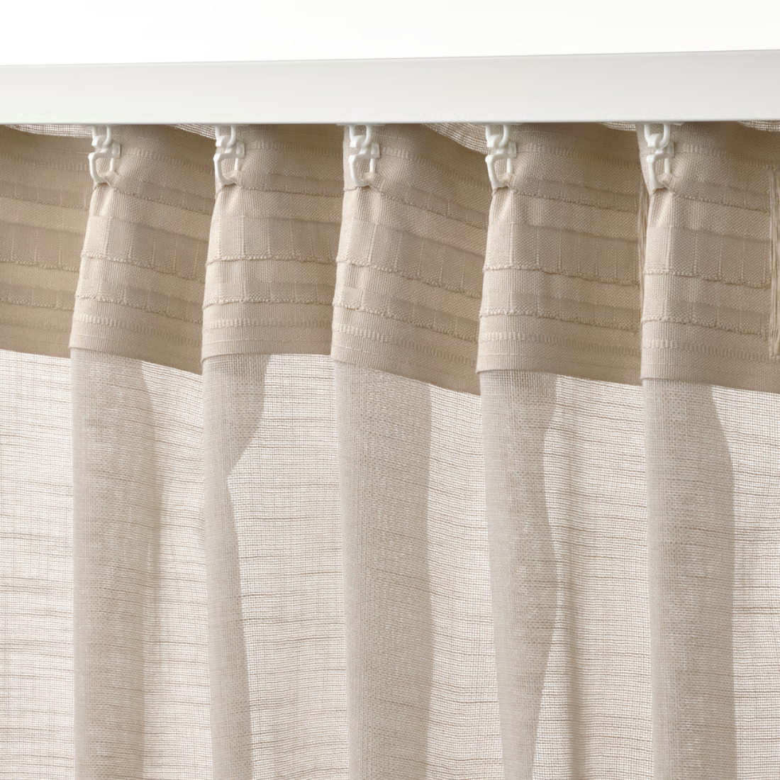 Light Beige Sheer Curtains