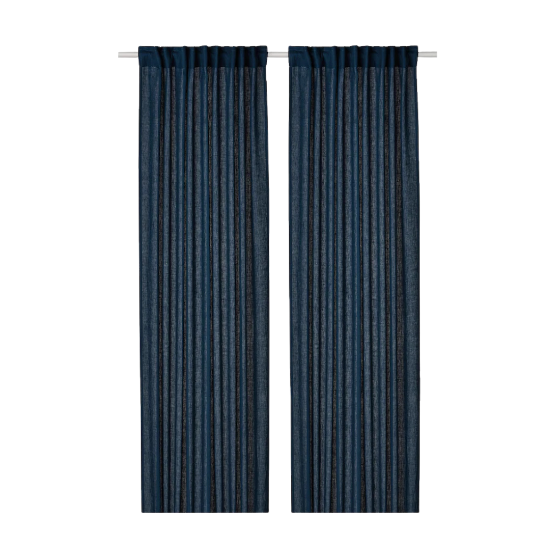 Blue Linen Curtains