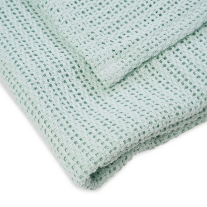 Mint Green Mesh Baby Blanket