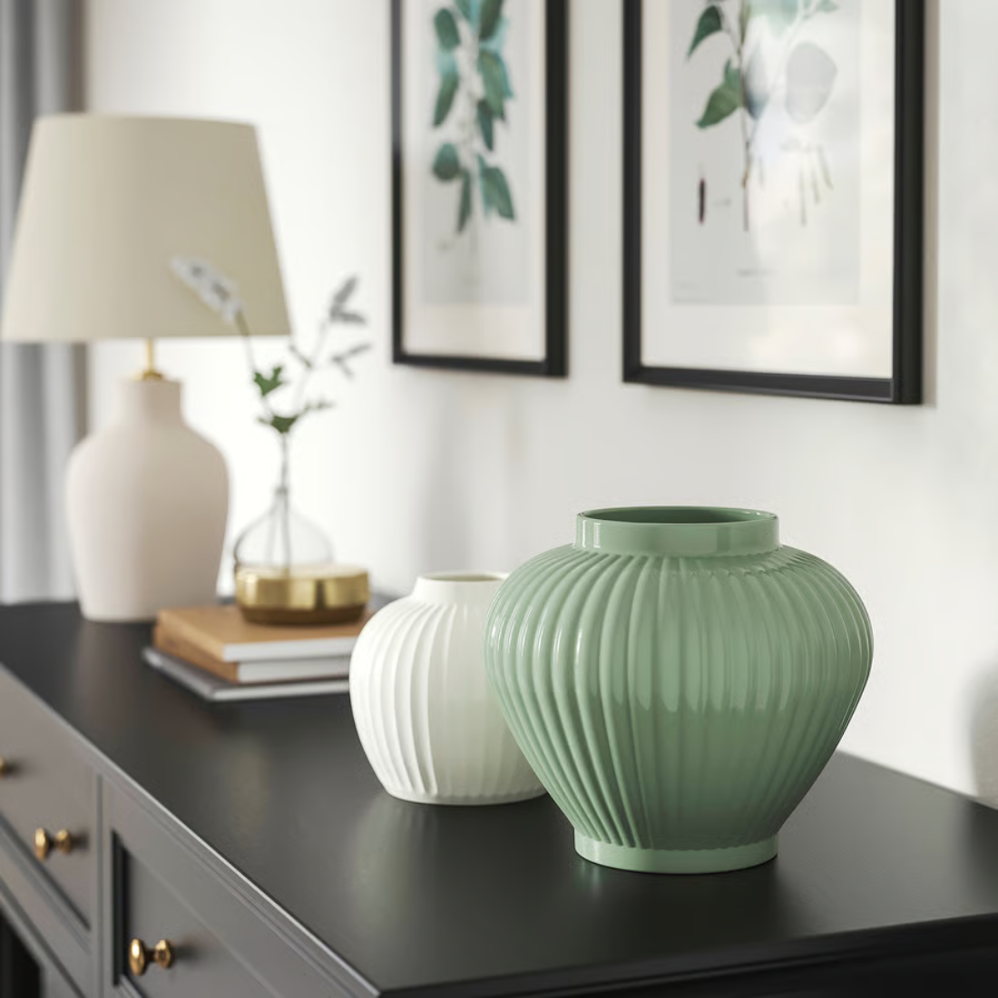Green Ceramic Vase