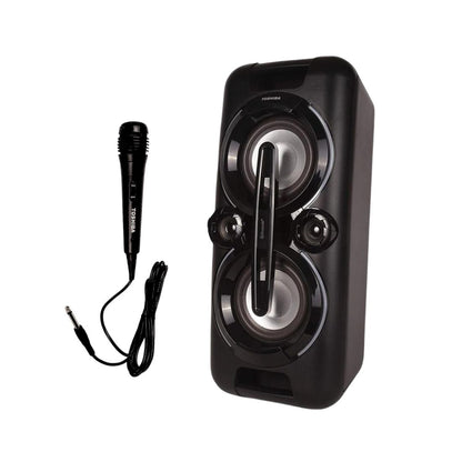 Double 8 Inch Speaker with Mic