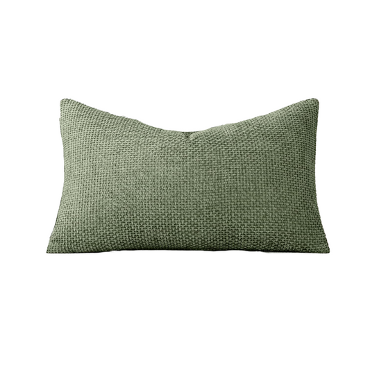 Moss Green Chenille Cushion Cover