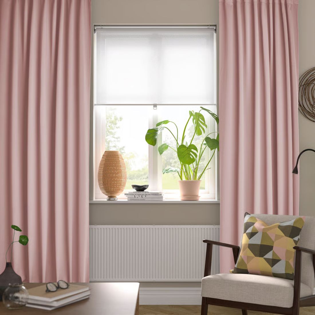 Light Pink Curtains