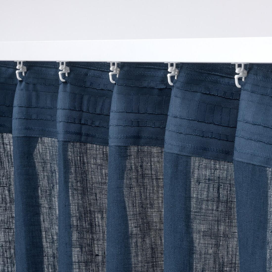 Blue Linen Curtains