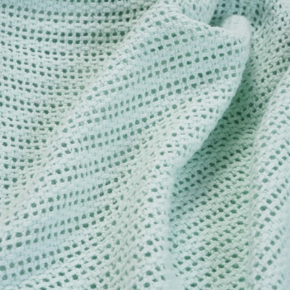 Mint Green Mesh Baby Blanket