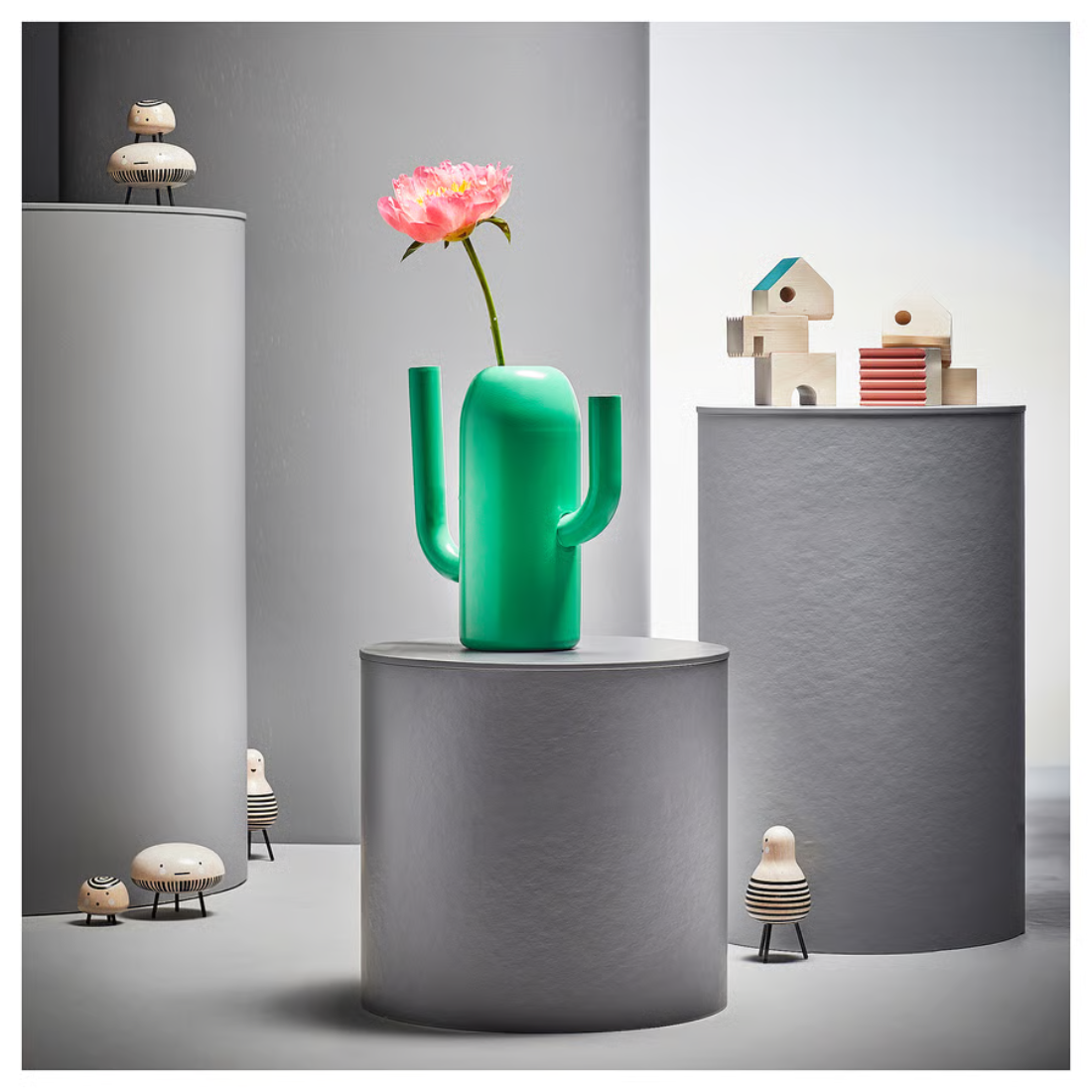 Green Cactus Vase/Watering Can